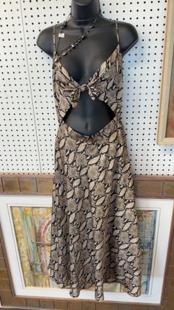 VICI snake print dress size small