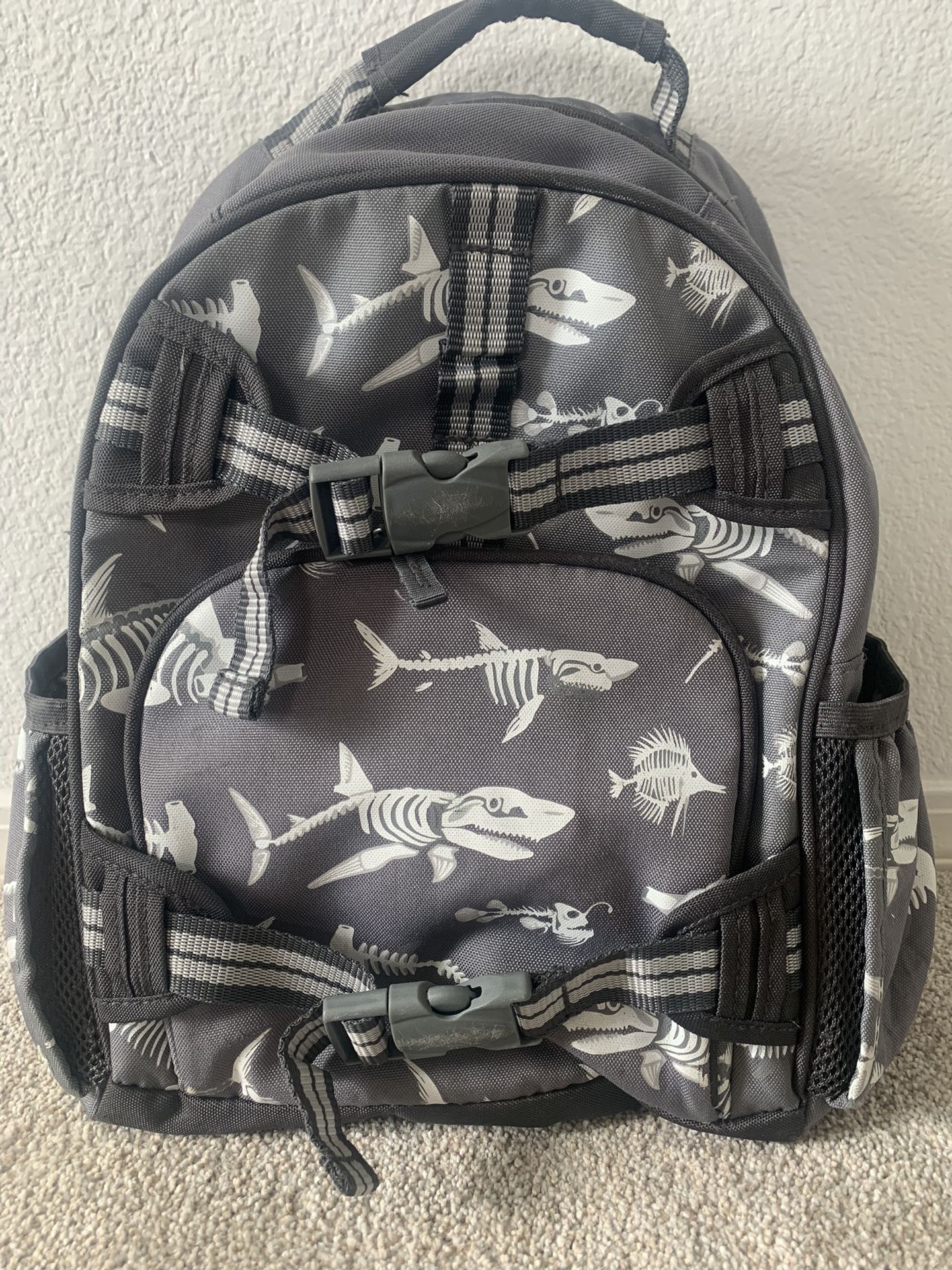 Pottery Barn Kids Shark Backpack W/ Lunch Bag