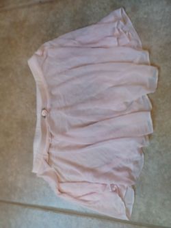 Pink sheer ballet skirt