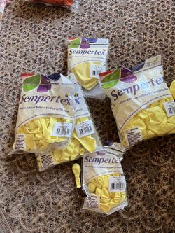 Sempertex pastel Matte Yellow Balloons