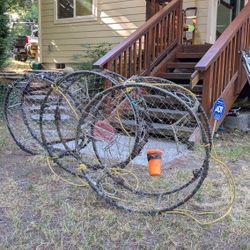 (3) Commercial Crab Pots