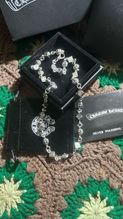 Chrome Hearts Dice & Plus Ball Necklace