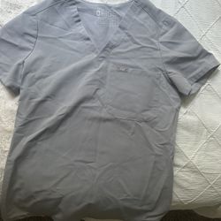 Figs Small Top Color Light Gray