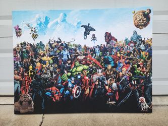 Marvel Universe Characters Large Poster Print