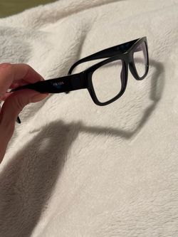 Prada Black Square Frame Eyeglasses