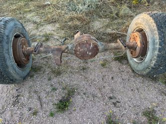 Chevy c20 rear axle