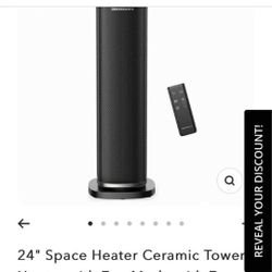 Brand New Tower Heater With Remote And Fan 