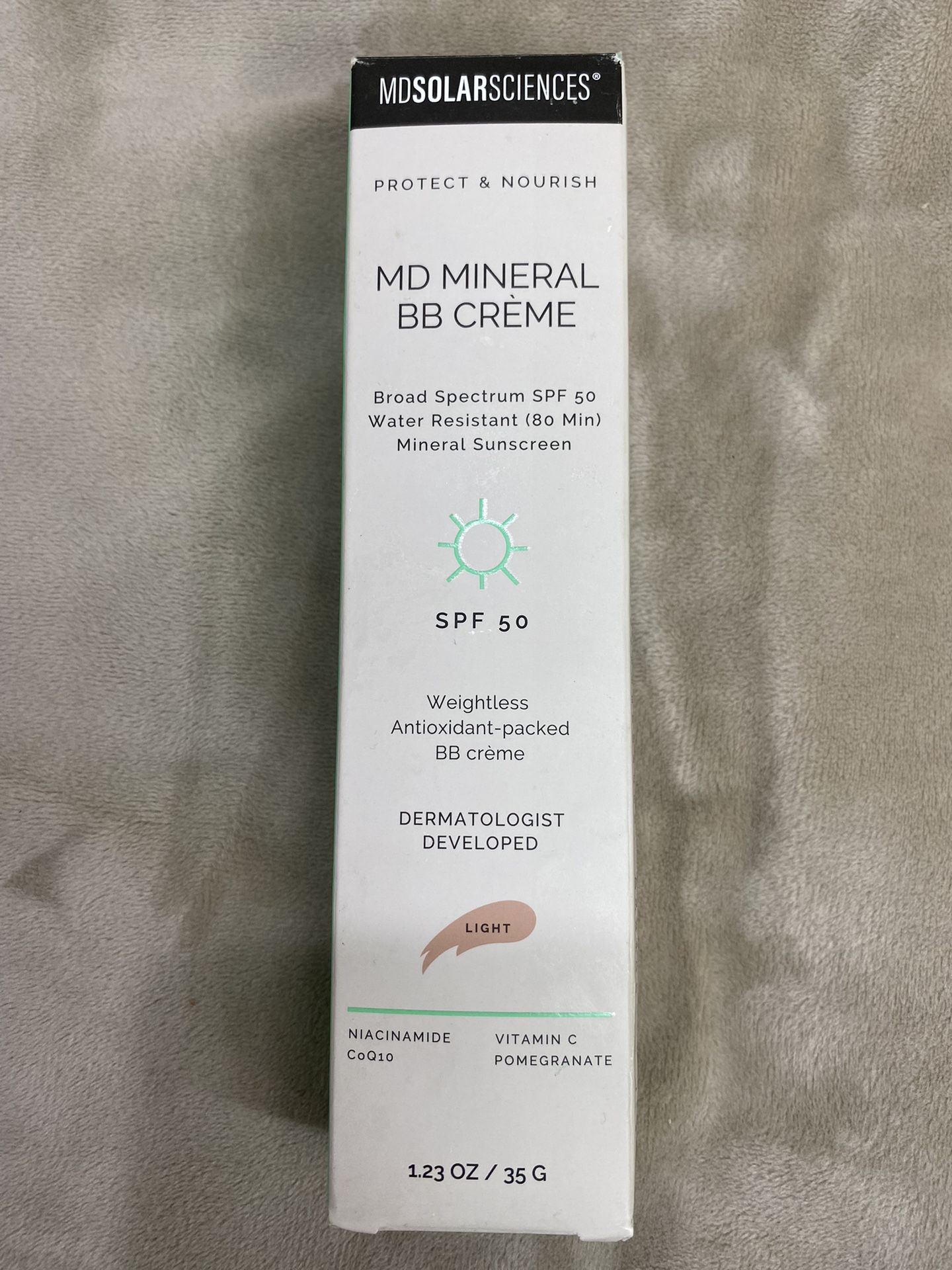 MDSolarSciences Crème Mineral Beauty Balm SPF 50 OilFree Tinted Matte BB Crème