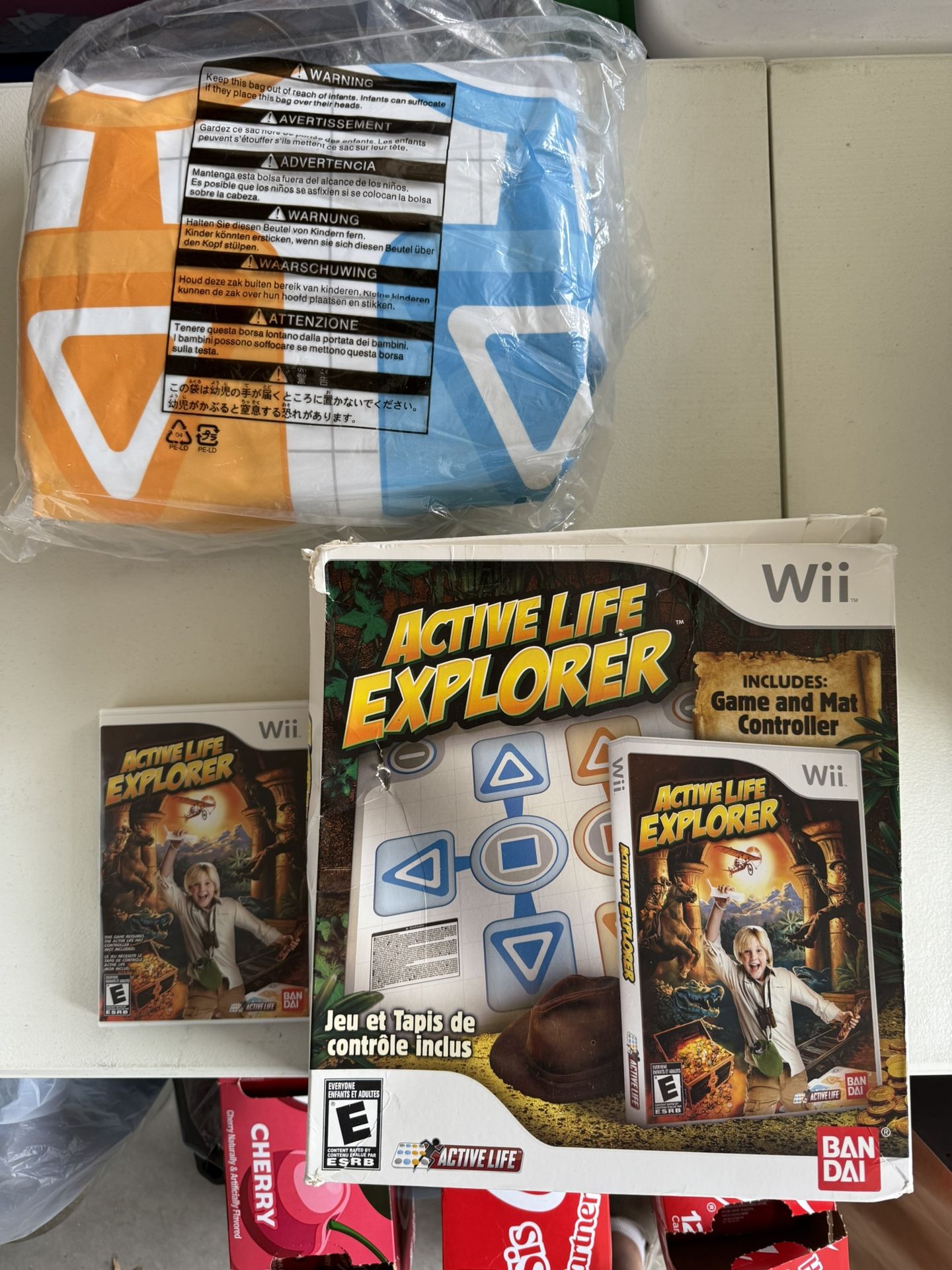 Active Life Explorer Controller Mat and Game For Nintendo Wii Like NEW condition $40 pickup Inman SC, I also sale remotes, games, steering wheels & sy