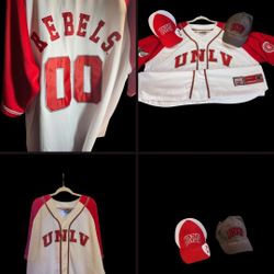 Vintage UNLV Rebels #00  Jersey bundle 