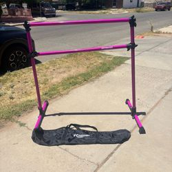 f cfunceer Height Adjustable Ballet Barre, Heavy Duty Freestanding Dance Bar, Anti-Slip