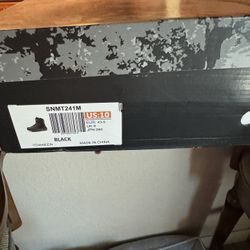 Men’s Sz10 Tactical Boots Black 