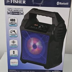 Altavoz Bluetooth inalámbrico Fisher modelo FBX262