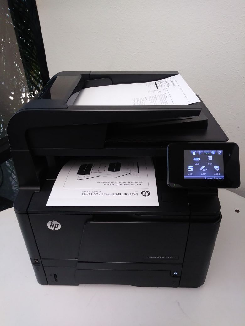 Laser Printer Hp LaserJet PRO 400 MFP M425dn DUPLEX/NETWORK TOUCH SCREEN Multifunctional