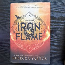 Iron Flame (Fourth Wing #2) By Rebecca Yarros - Hardcover