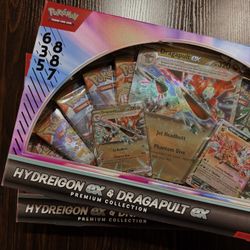 Pokemon TCG Hydreigon EX & Dragapult EX Premium Collection