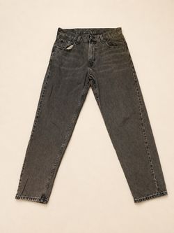 Faded Black Denim Jeans Levi Strauss and Co