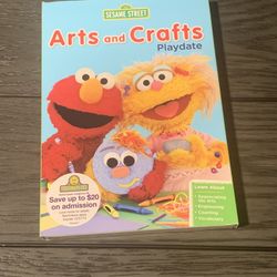 DVD Sesame Street ARTS and CRAFTS PLAYDATE New Sealed w/ Slip Cover