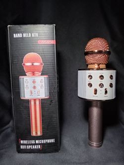 WS858 Wireless Karaoke Microphone and HiFi Speaker