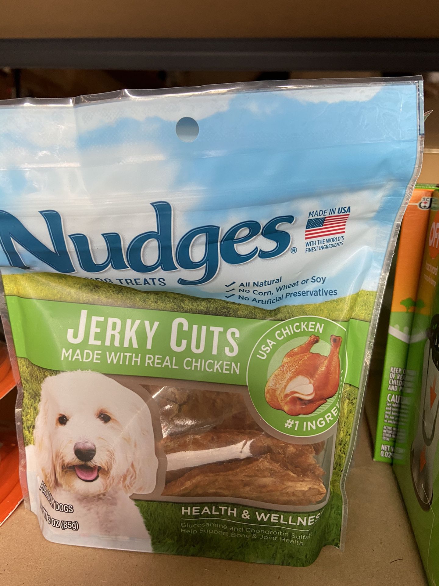 Nudges dog treats 3oz