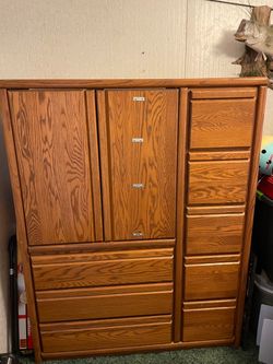 Wooden cabinet with drawers (need gone asap)