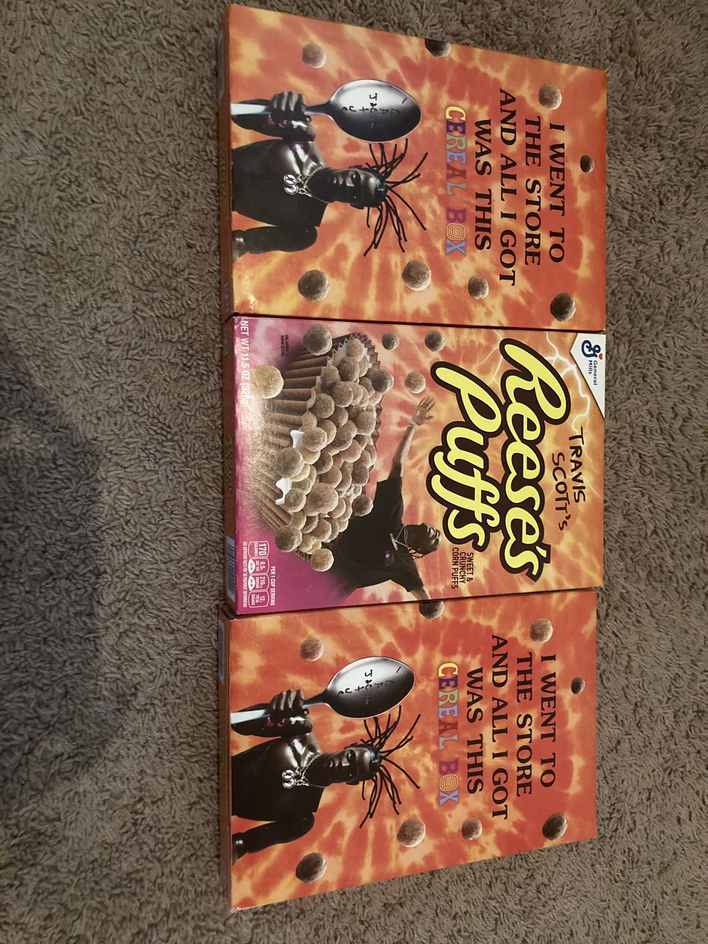 Travis Scott Cereal Boxes