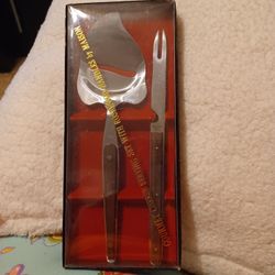 Vtg  Cheese Serving Set