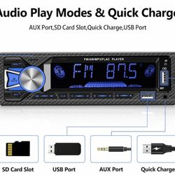 Car stereo Bluetooth Dual USB Aux Sd Card Remote Brand New 