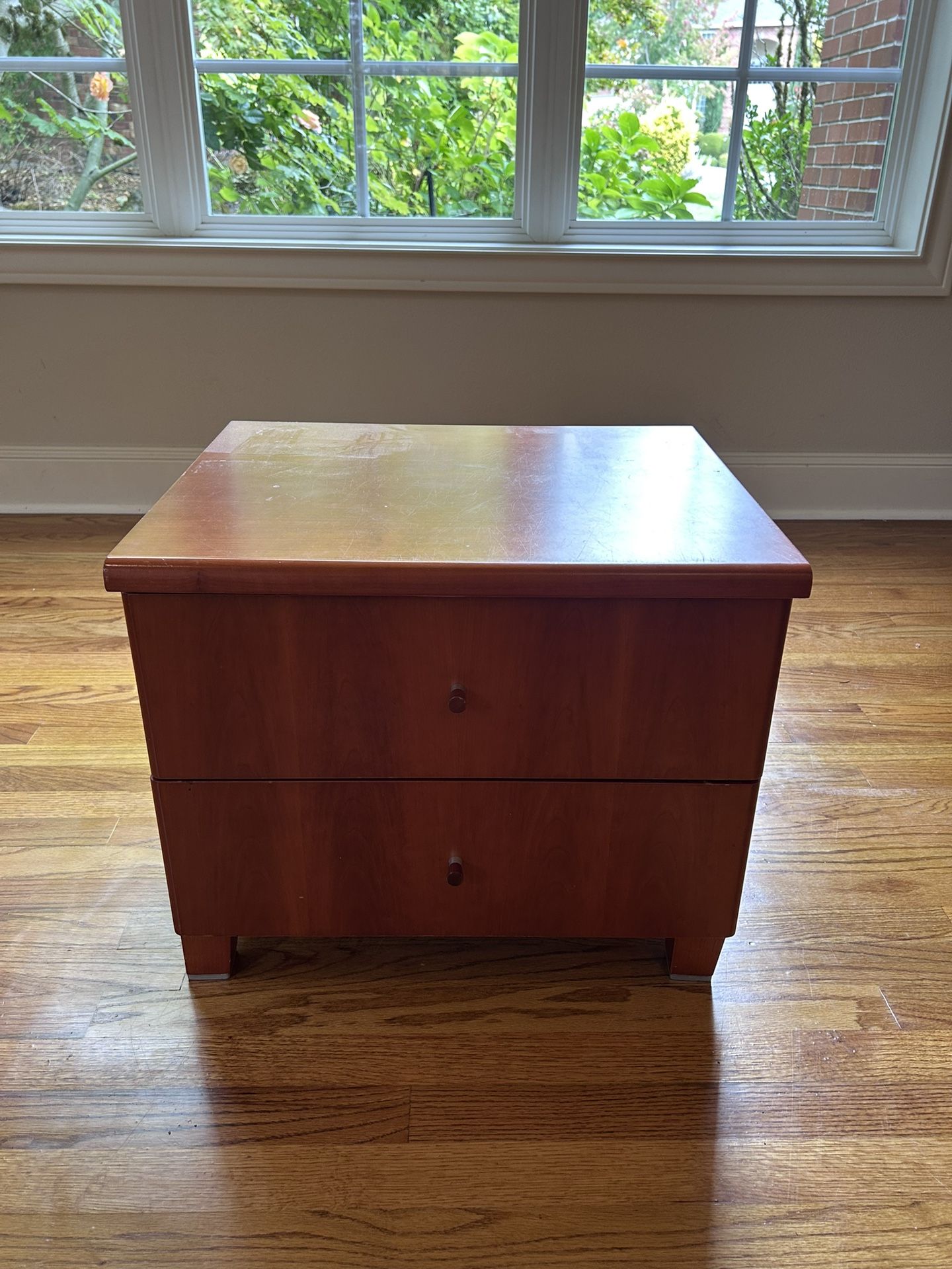 Two Drawer Bedside Table