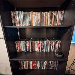 Brown 5 Tier Bookcase