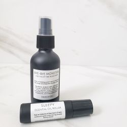 Natural Sleep Spray And Essential Oil Roller