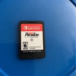 Burnout Paradise Nintendo Switch