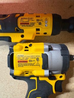 Dewalt impact and ratchet.