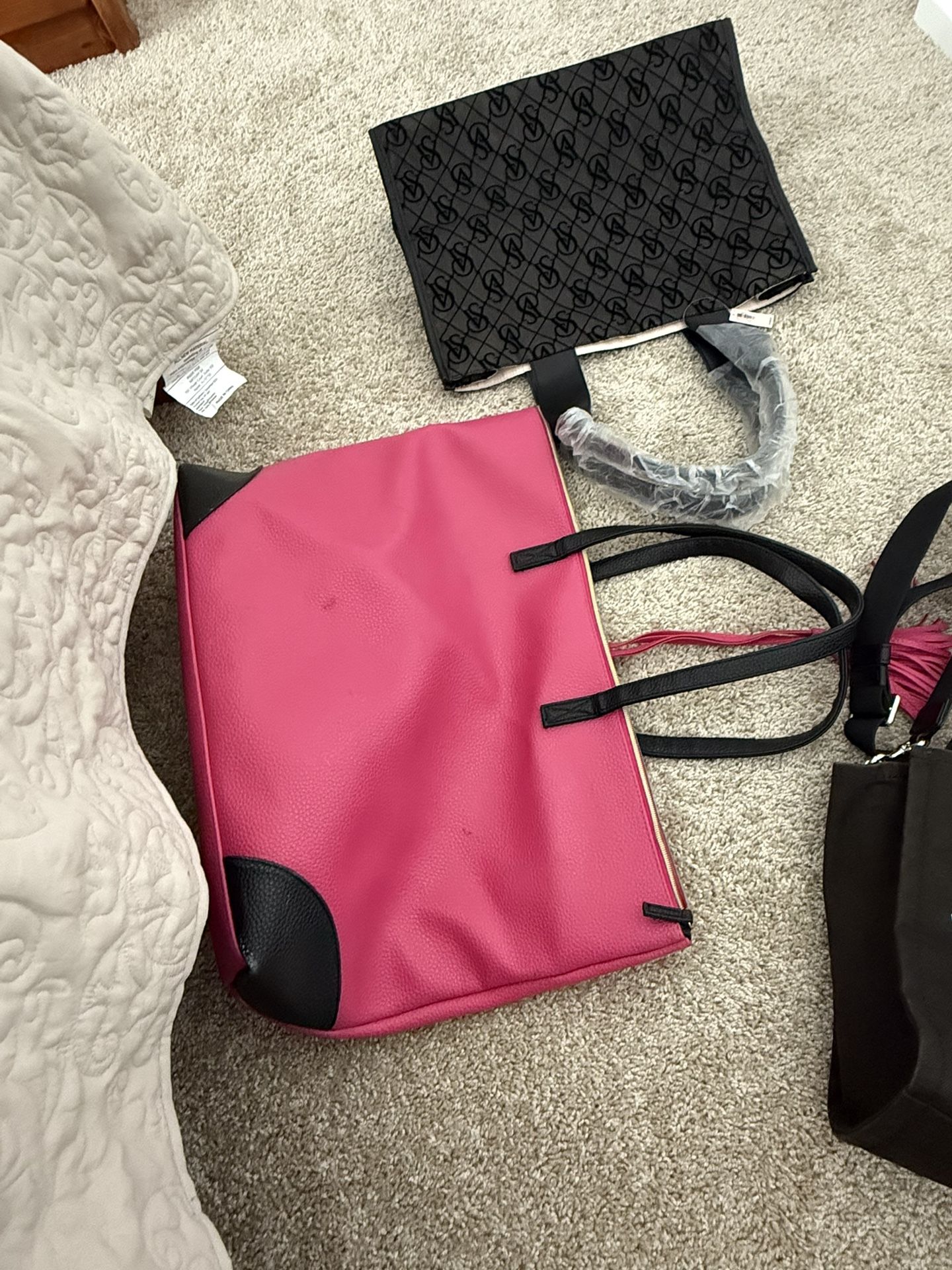 Free Large Pink Bag