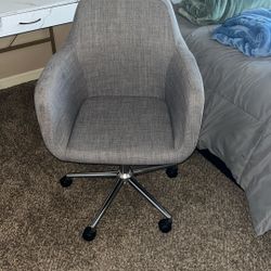 Grey Swivel Chair 