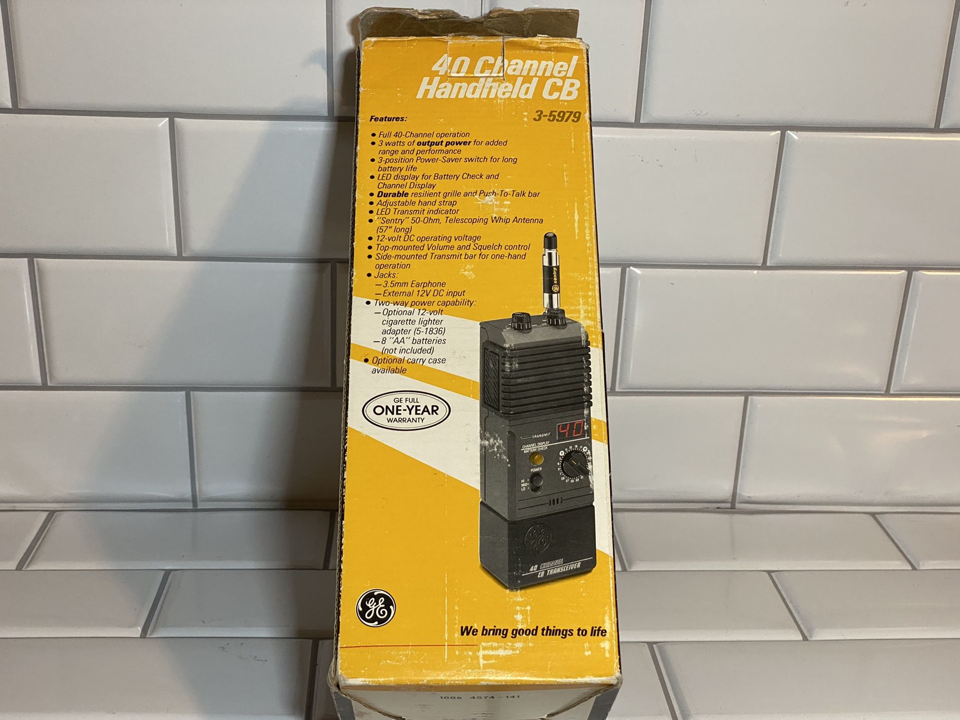 40 channel handheld CB radio GE