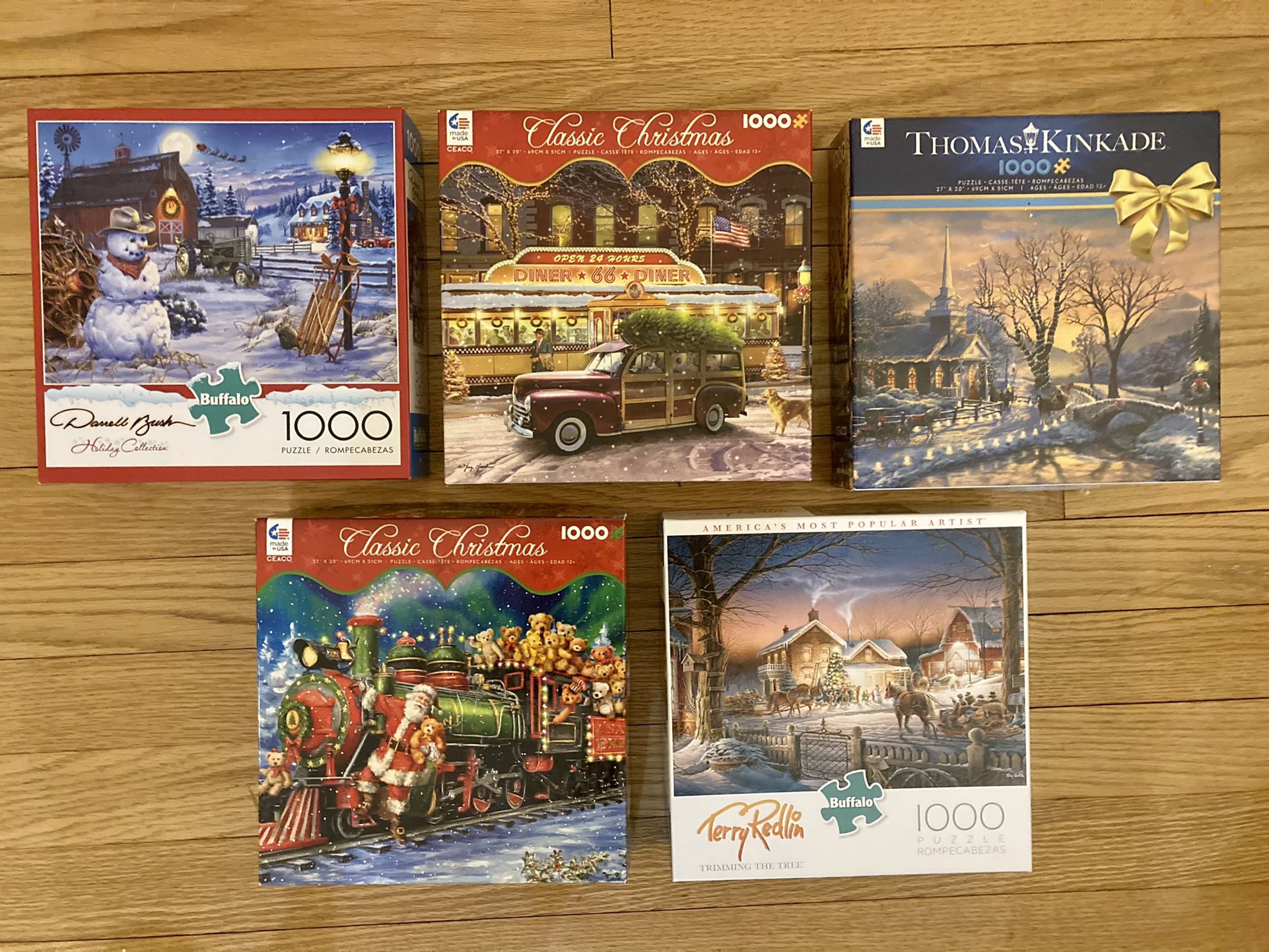 3 Christmas Jigsaw Puzzles