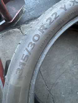 315/30/22 Continental Sport Contact 6 (1 Only)