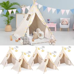 Six Teepee Tent Party Set