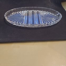 Vintage Waterford Crystal Cream and Sugar Dish 8"