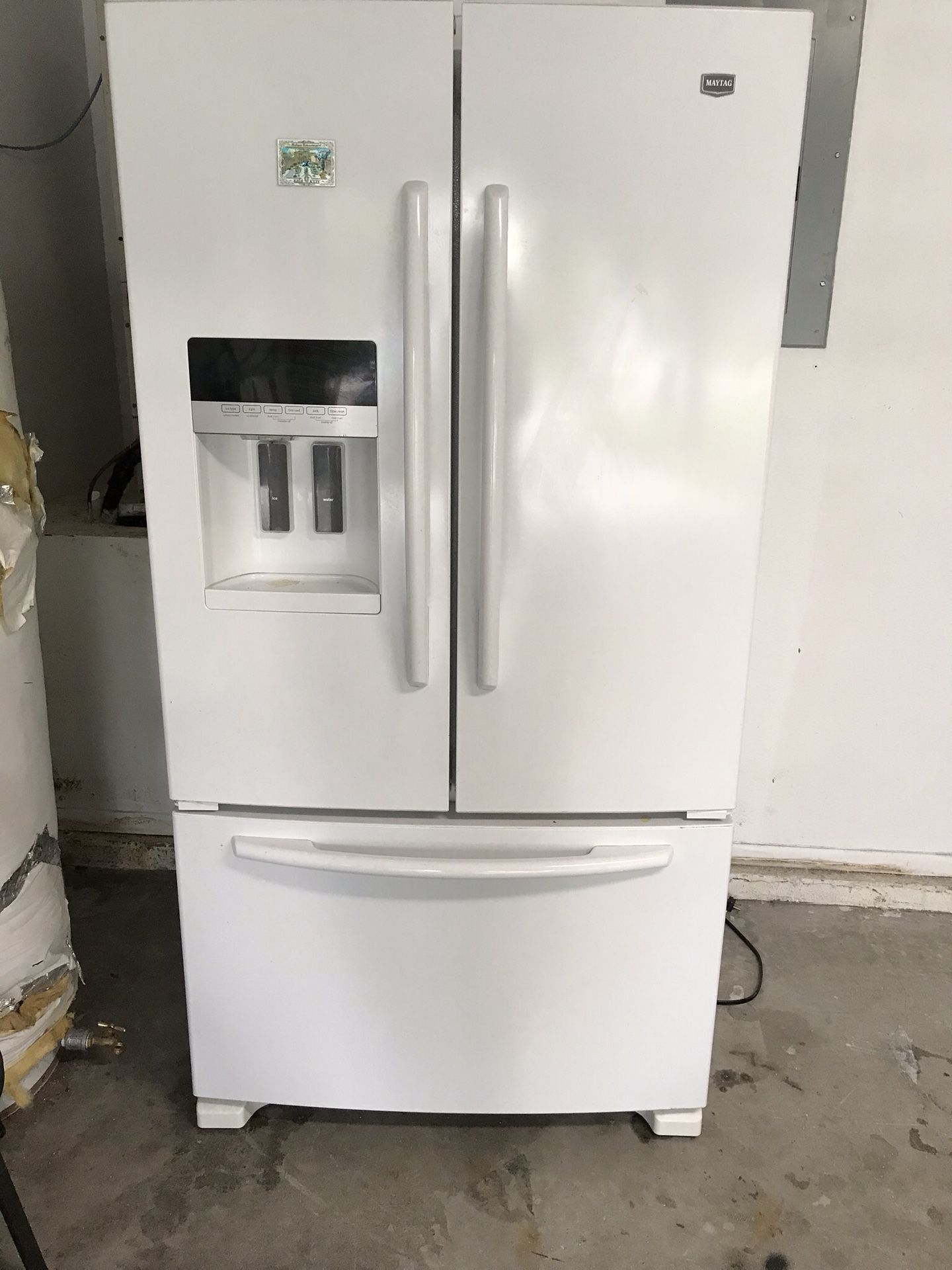 Maytag refrigerator with ice machine