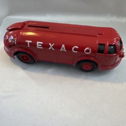 Vintage Texaco Tanker Truck – Coin Bank – Red