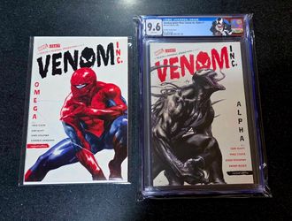 Amazing Spider-Man Venom Inc Alpha #1 CGC 9.6 Omega Dell Otto Variant Set