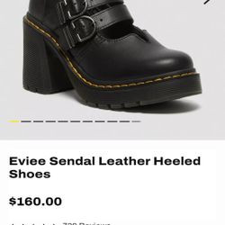 Eviee Sendal Leather Heeled Shoes Size 6/7