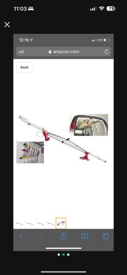 Sliding Ladder Rack