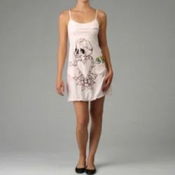 Ed Hardy Intimates Women's 'Pin-up Devil' Babydoll L