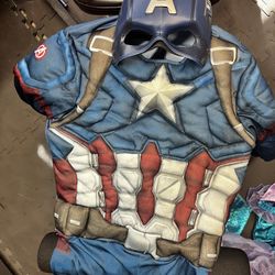 Captain America Costume Kids