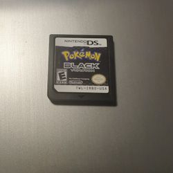 Pokemon Black For Nintendo DS