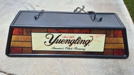 Yuengling pool table light