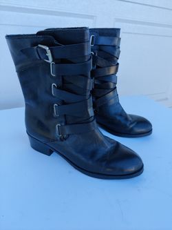 Faryl Robin Leather Motorcycle Boots